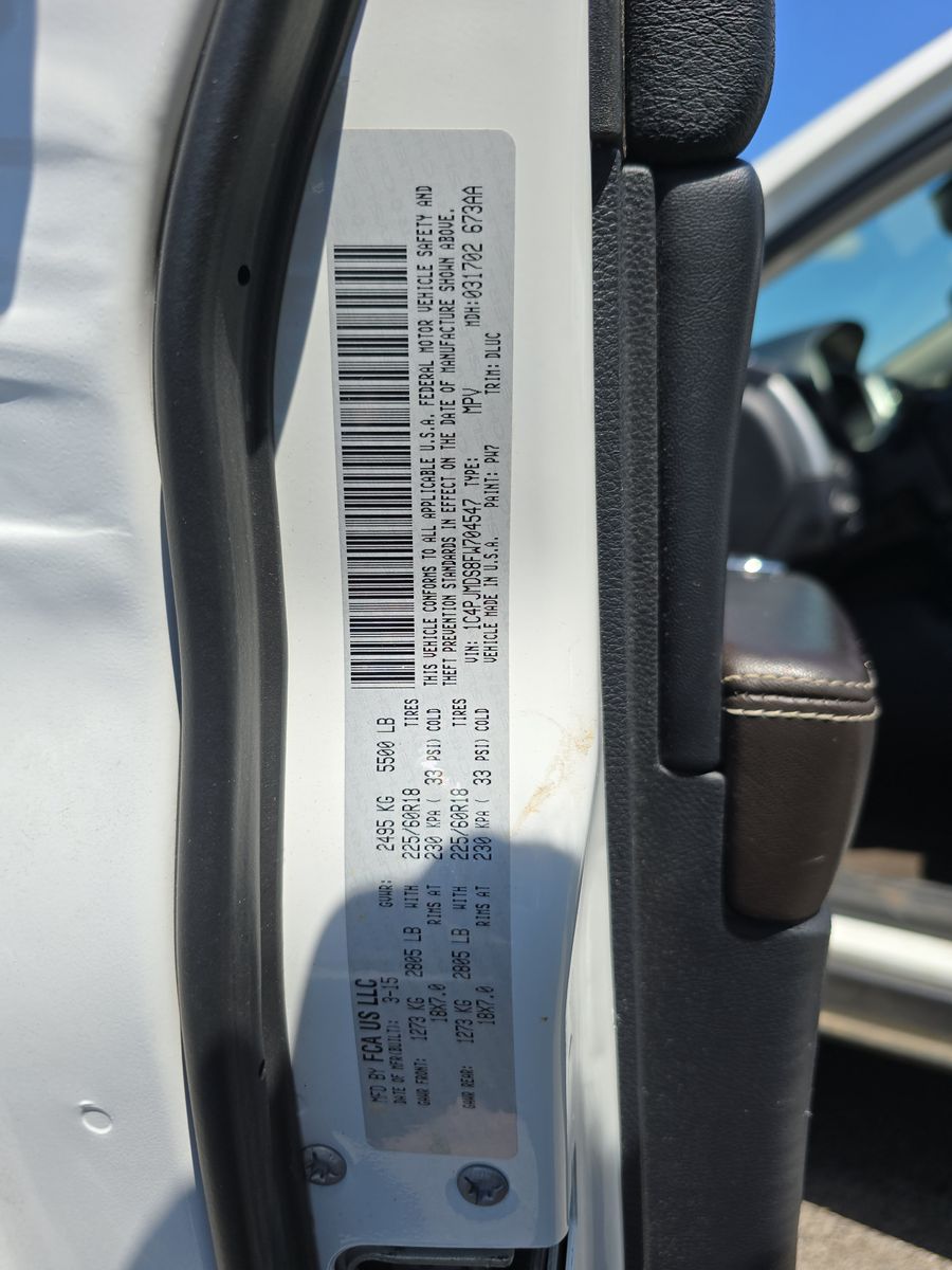 2015 Jeep Cherokee Limited AWD