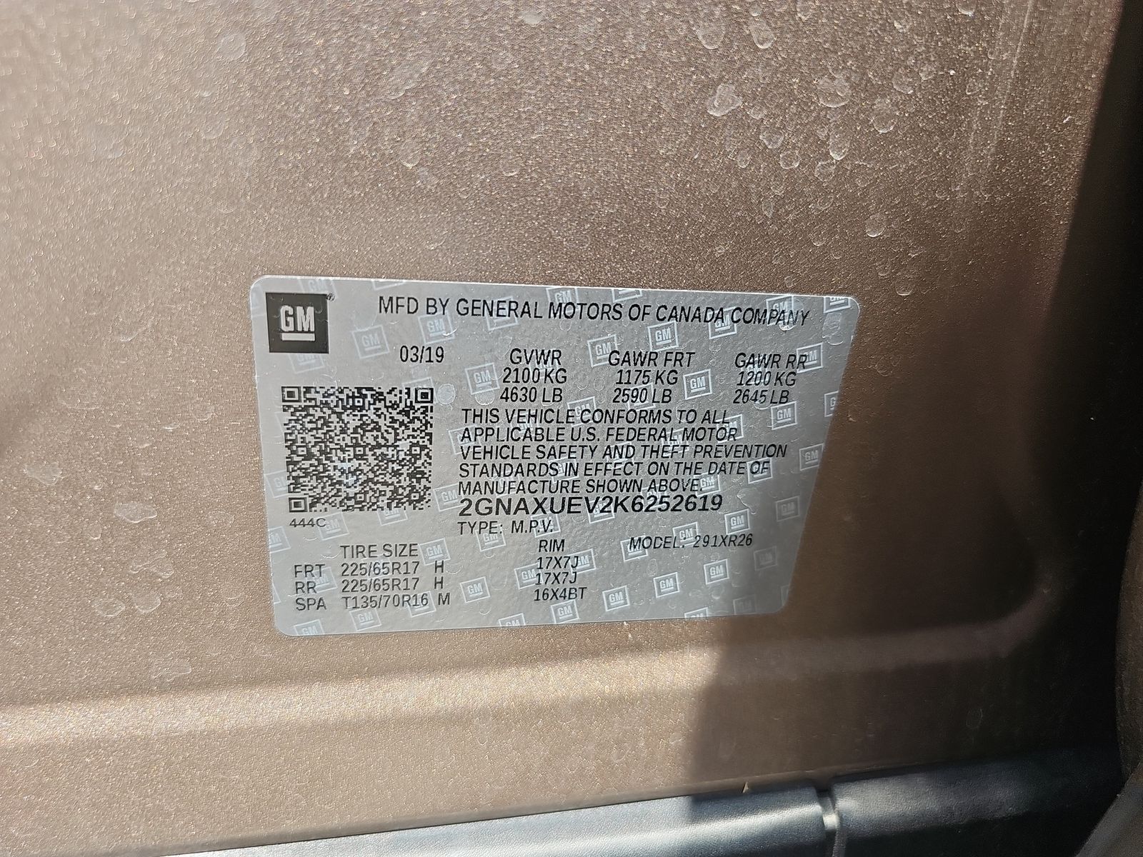 2019 Chevrolet Equinox LT AWD