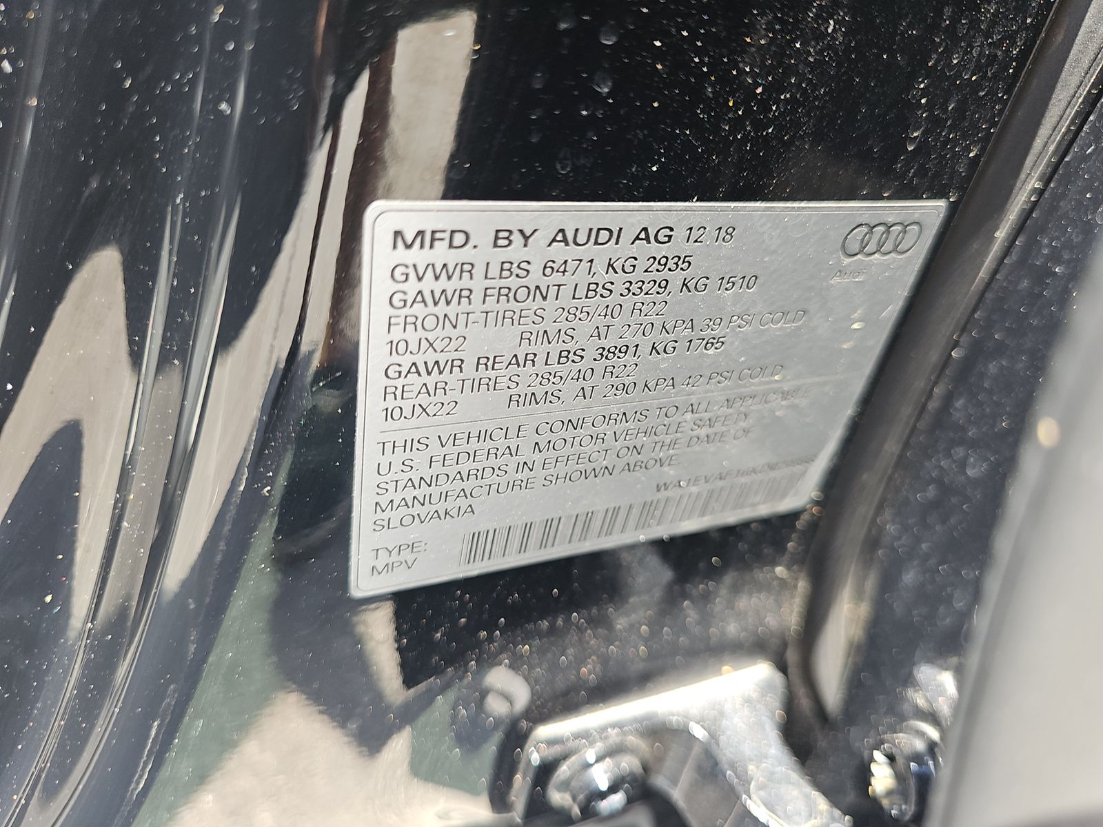 2019 Audi Q8 Premium Plus AWD