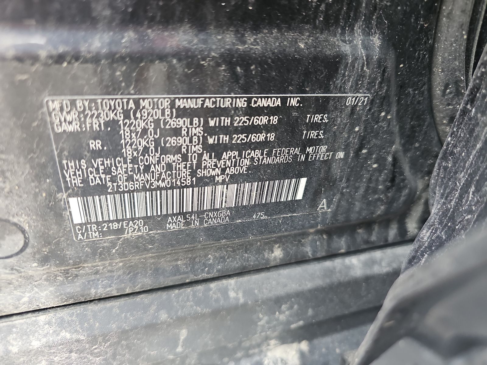 2021 Toyota RAV4 Hybrid Limited AWD