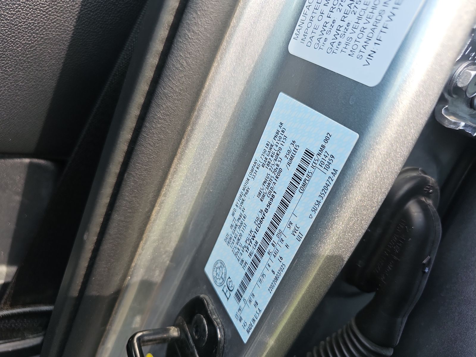 2022 Ford F-150 LARIAT AWD