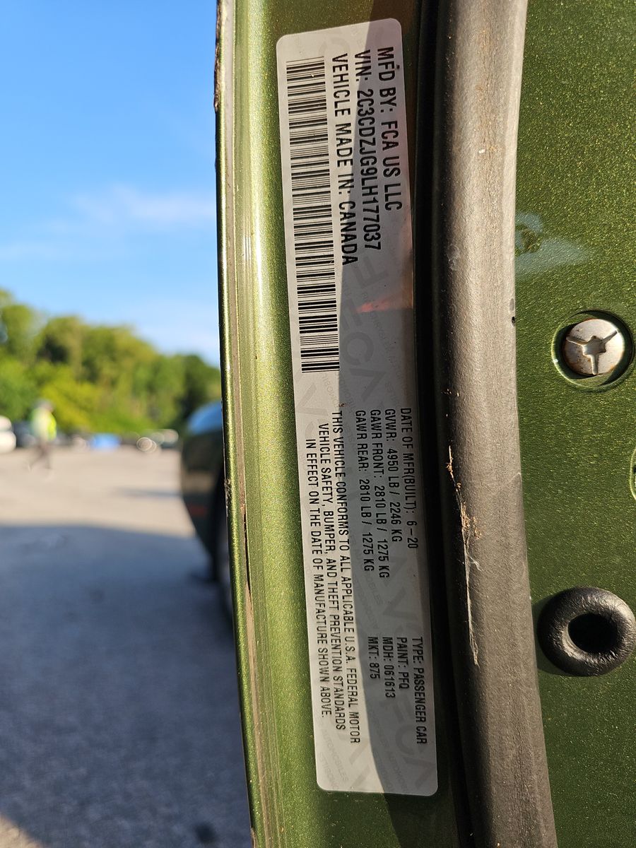 2020 Dodge Challenger GT 50th Anniversary RWD