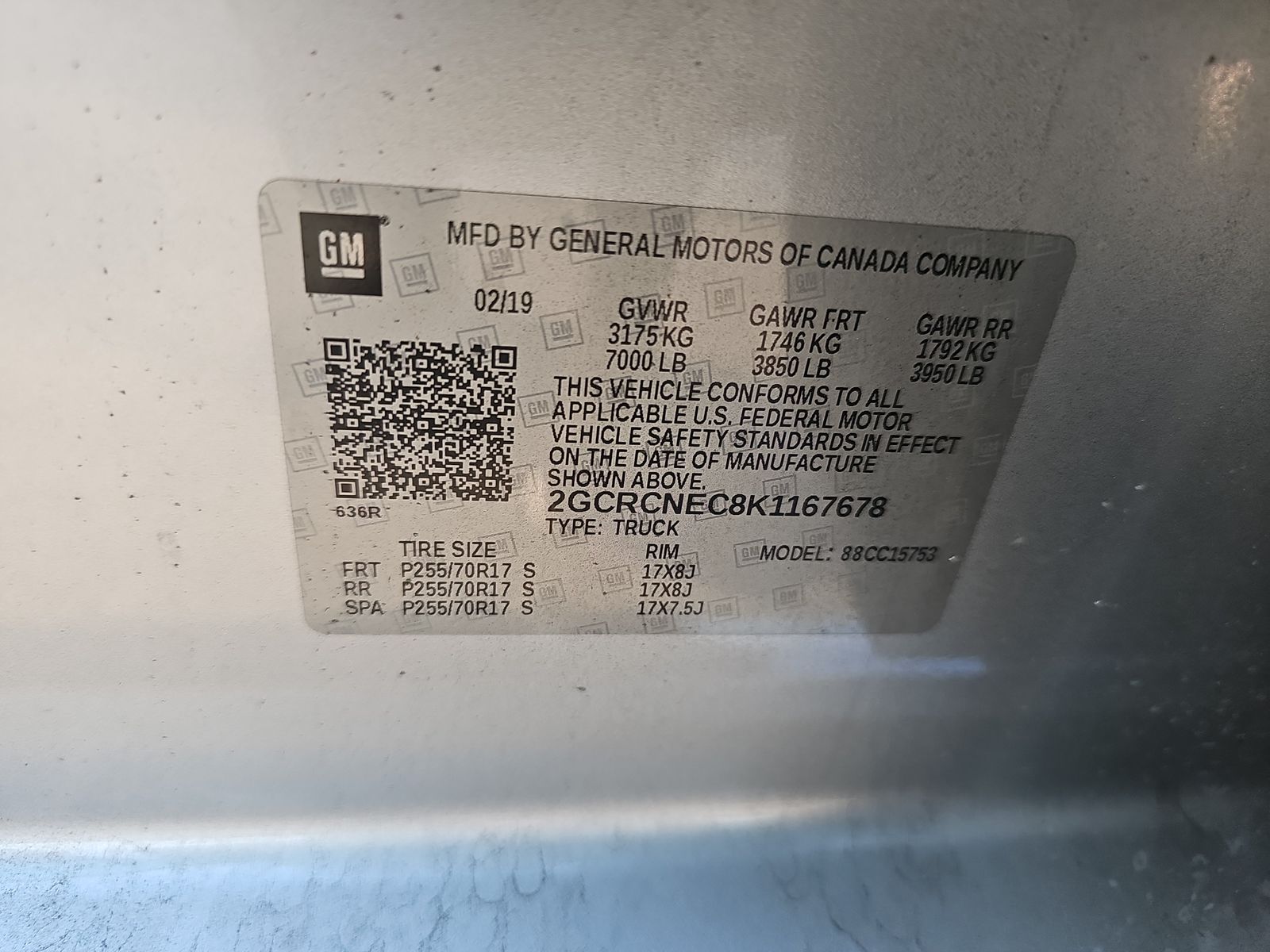 2019 Chevrolet Silverado 1500 Work Truck RWD