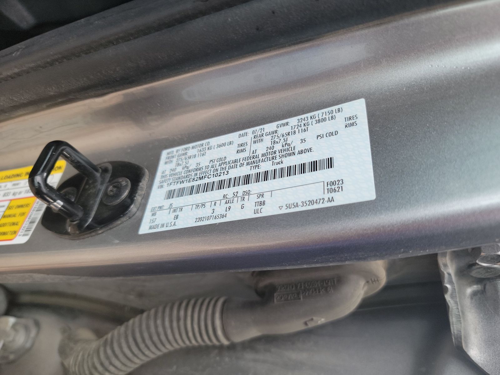 2021 Ford F-150 Lariat AWD