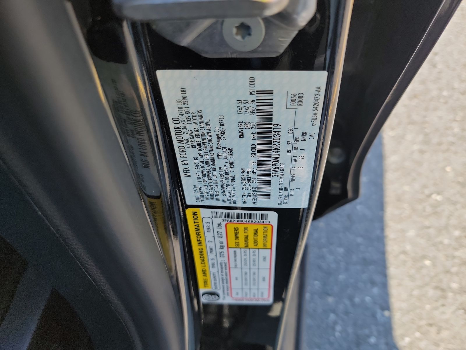 2019 Ford Fusion Hybrid SEL FWD