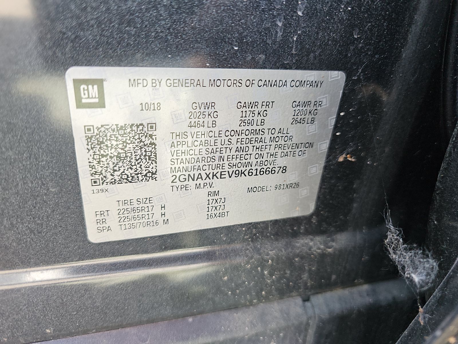 2019 Chevrolet Equinox LT FWD