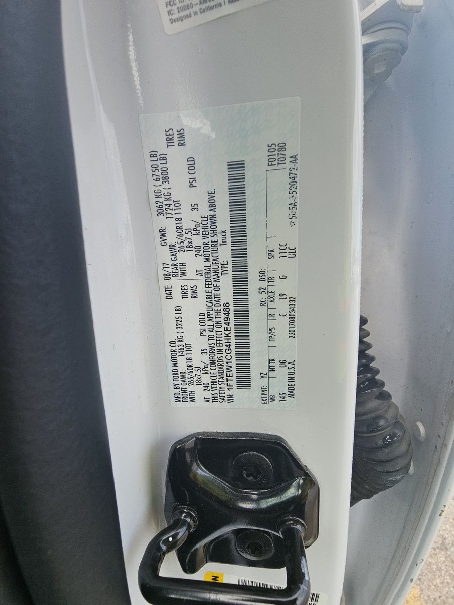 2017 Ford F-150 XLT RWD