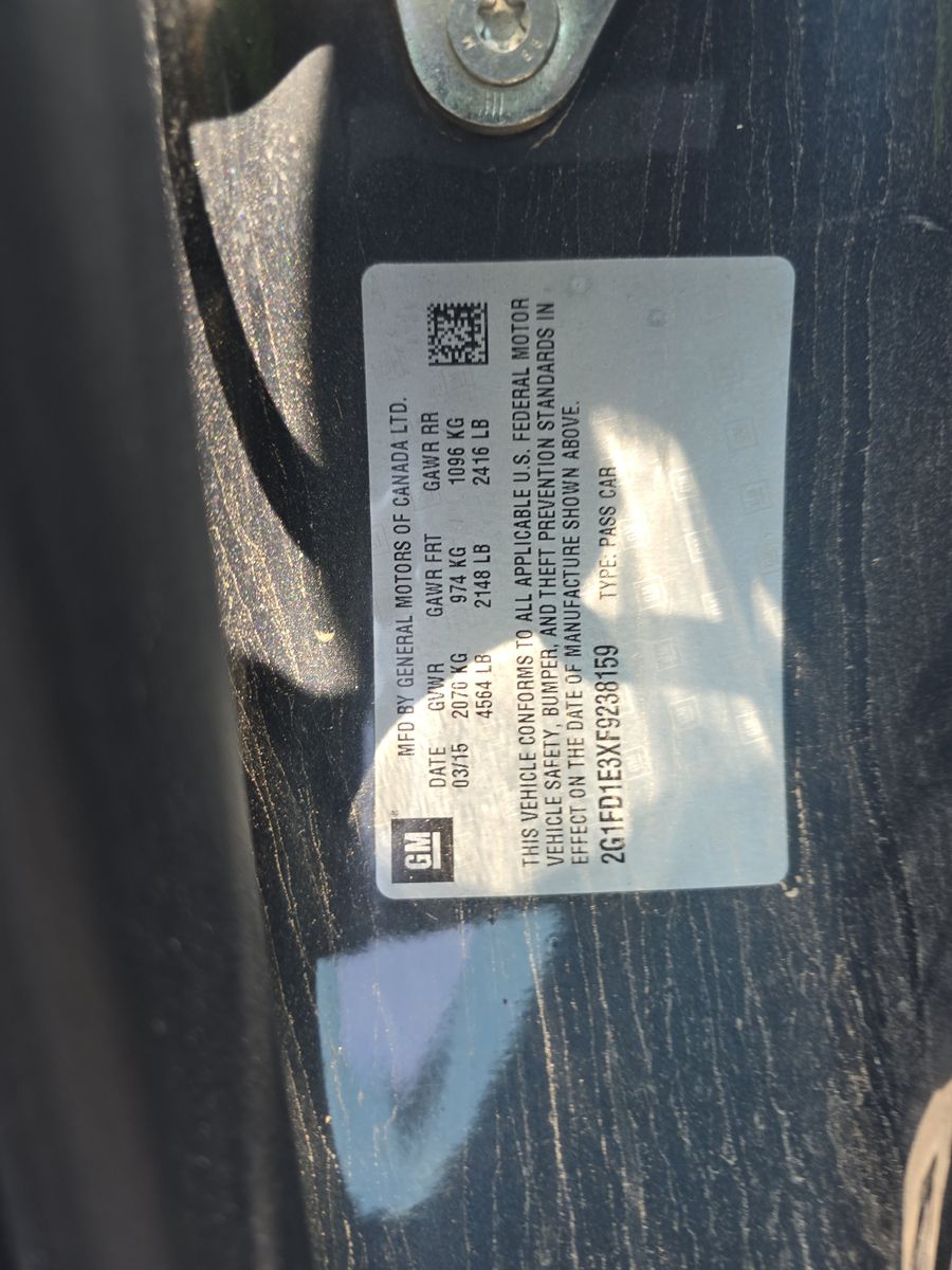 2015 Chevrolet Camaro LT RWD