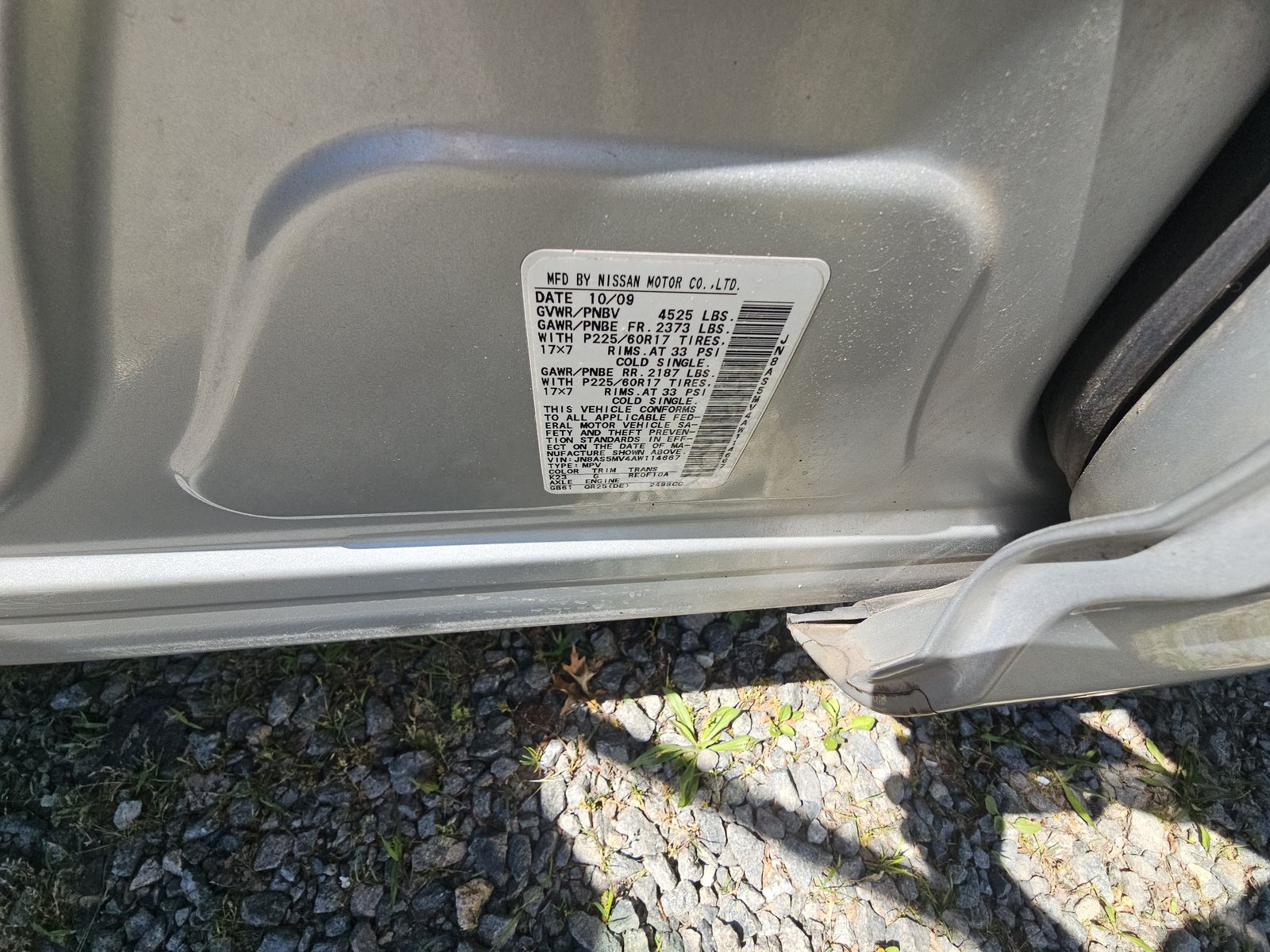 2010 Nissan Rogue SL AWD