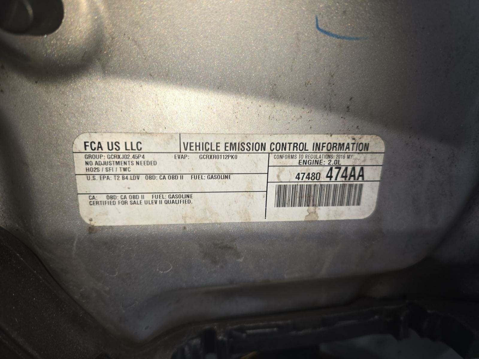 2016 Jeep Compass Sport FWD