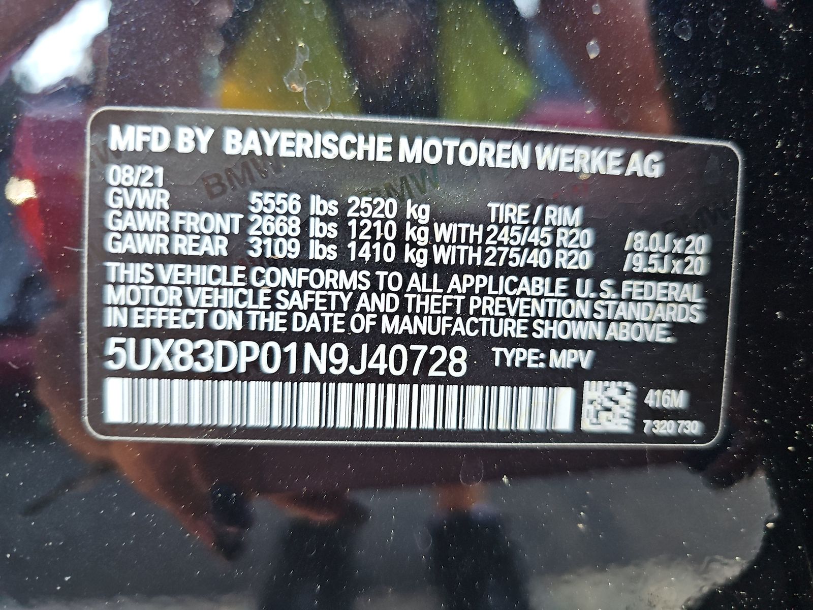 2022 BMW X3 M40i AWD