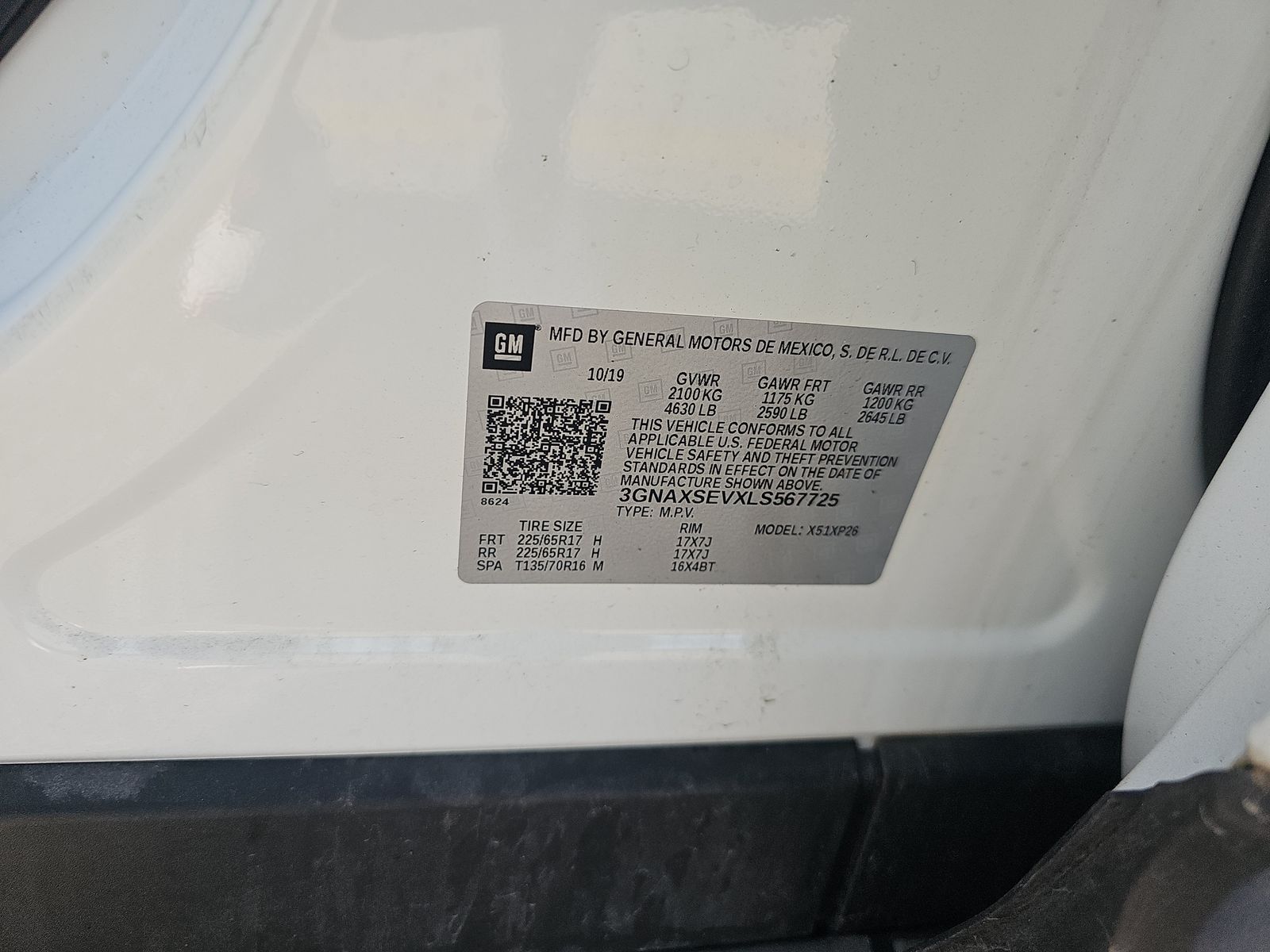 2020 Chevrolet Equinox LS AWD