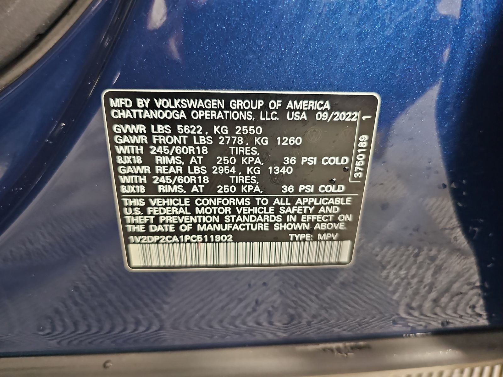 2023 Volkswagen Atlas 2.0T SE FWD