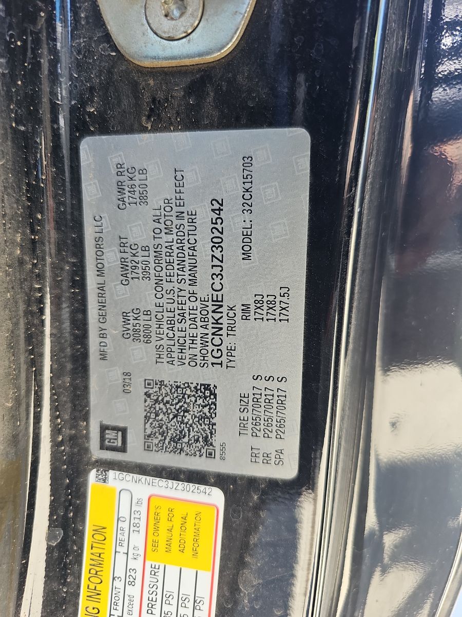 2018 Chevrolet Silverado 1500 LS AWD