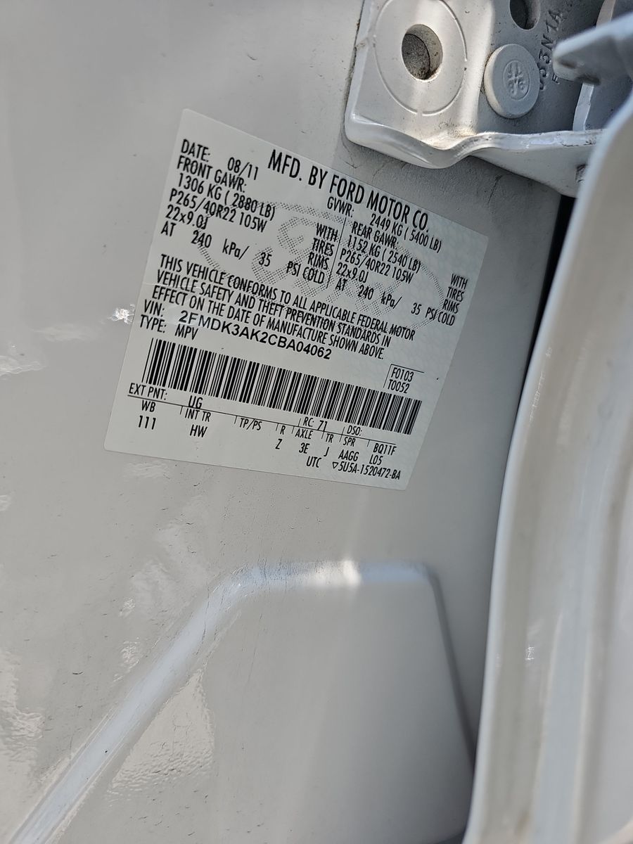 2012 Ford Edge Sport FWD