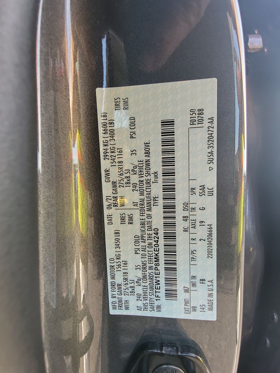2021 Ford F-150 XLT AWD