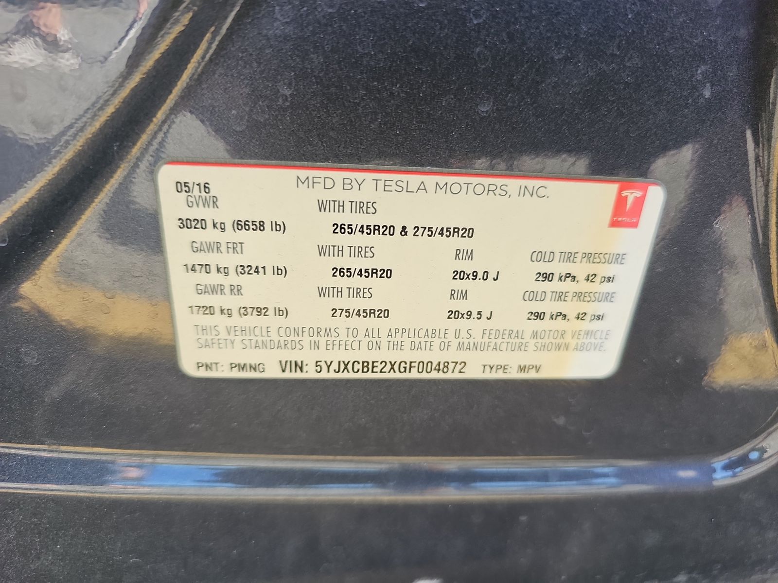 2016 Tesla Model X 90D AWD