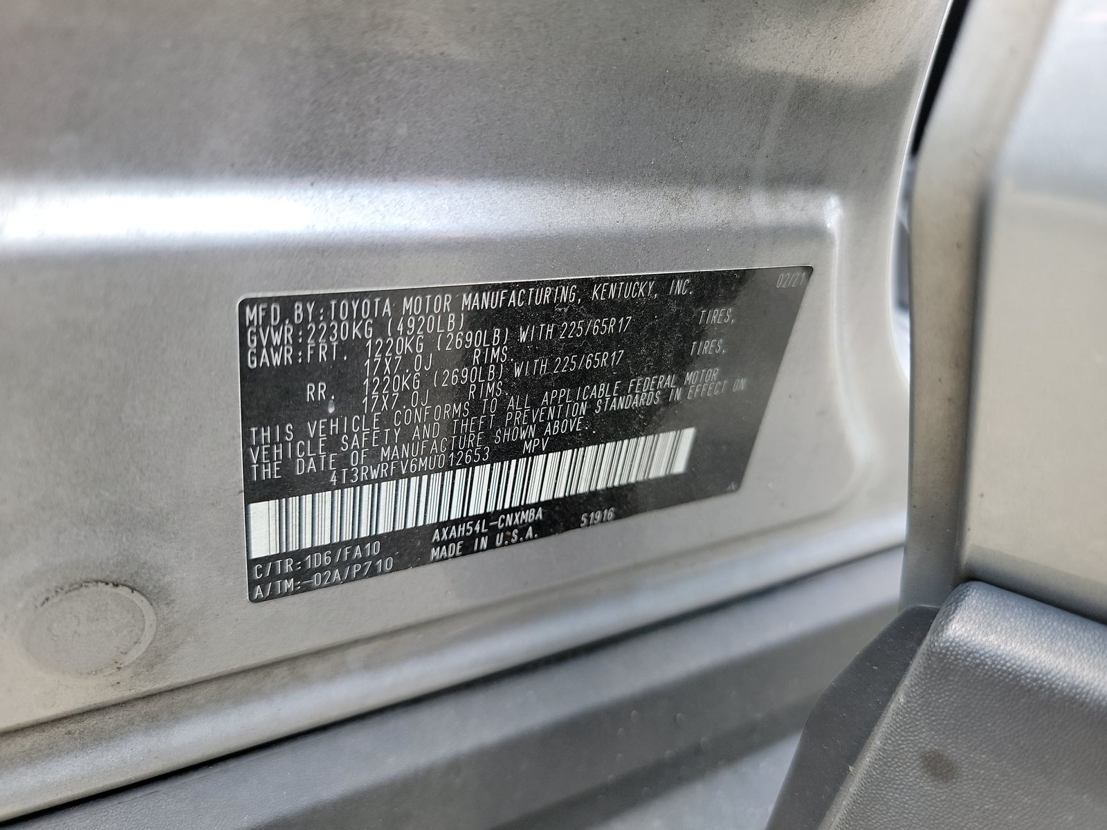2021 Toyota RAV4 Hybrid XLE AWD