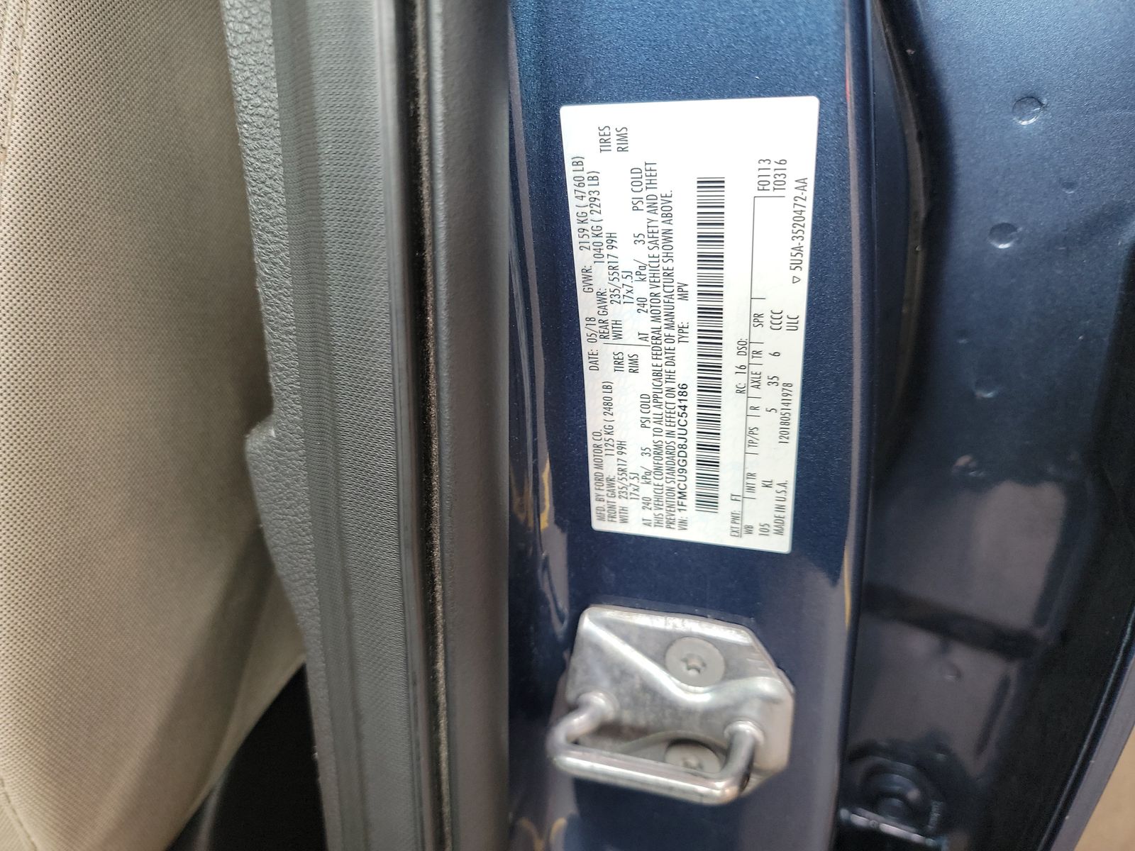 2018 Ford Escape SE AWD