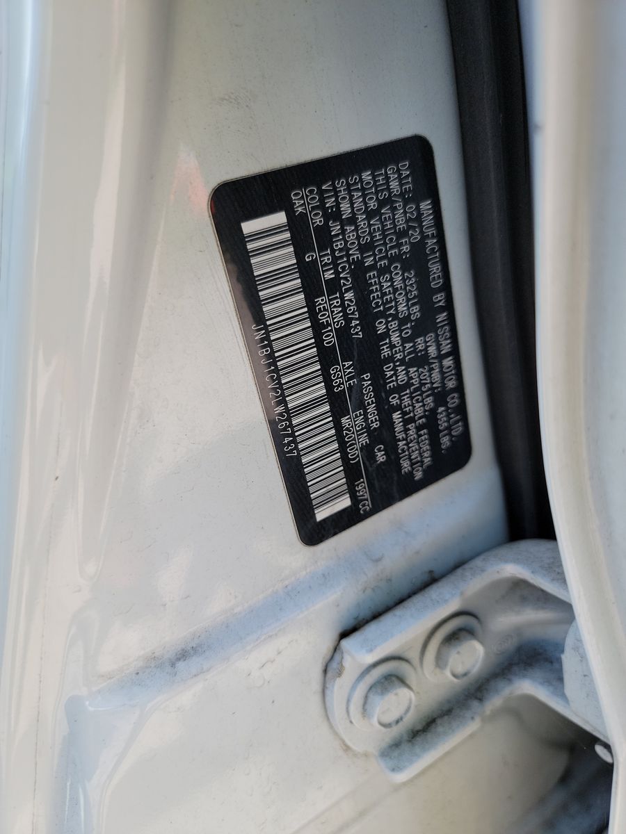 2020 Nissan Rogue Sport S FWD