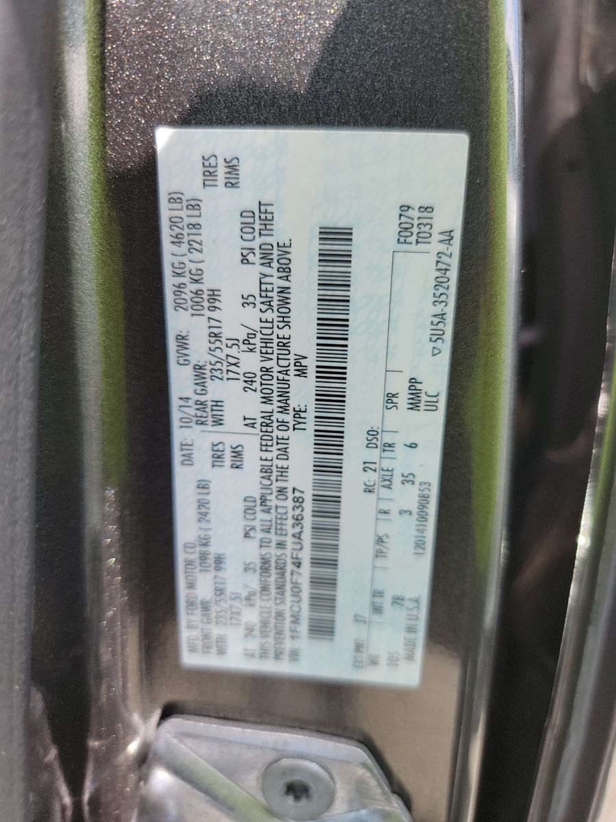 2015 Ford Escape S FWD