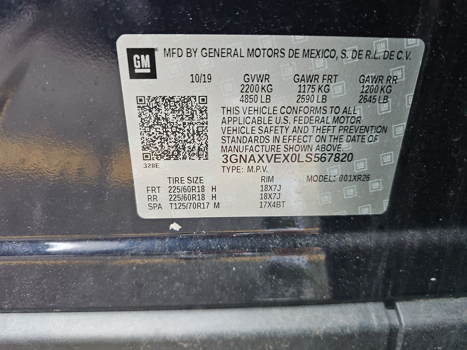 2020 Chevrolet Equinox LT AWD