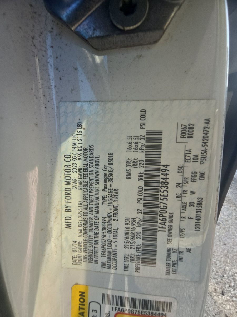 2014 Ford Fusion S FWD