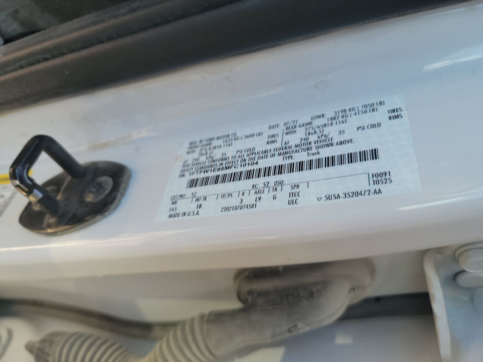 2021 Ford F-150 Lariat AWD