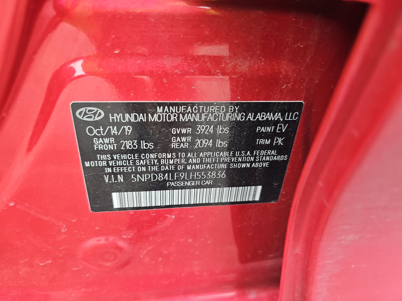 2020 Hyundai Elantra SEL FWD