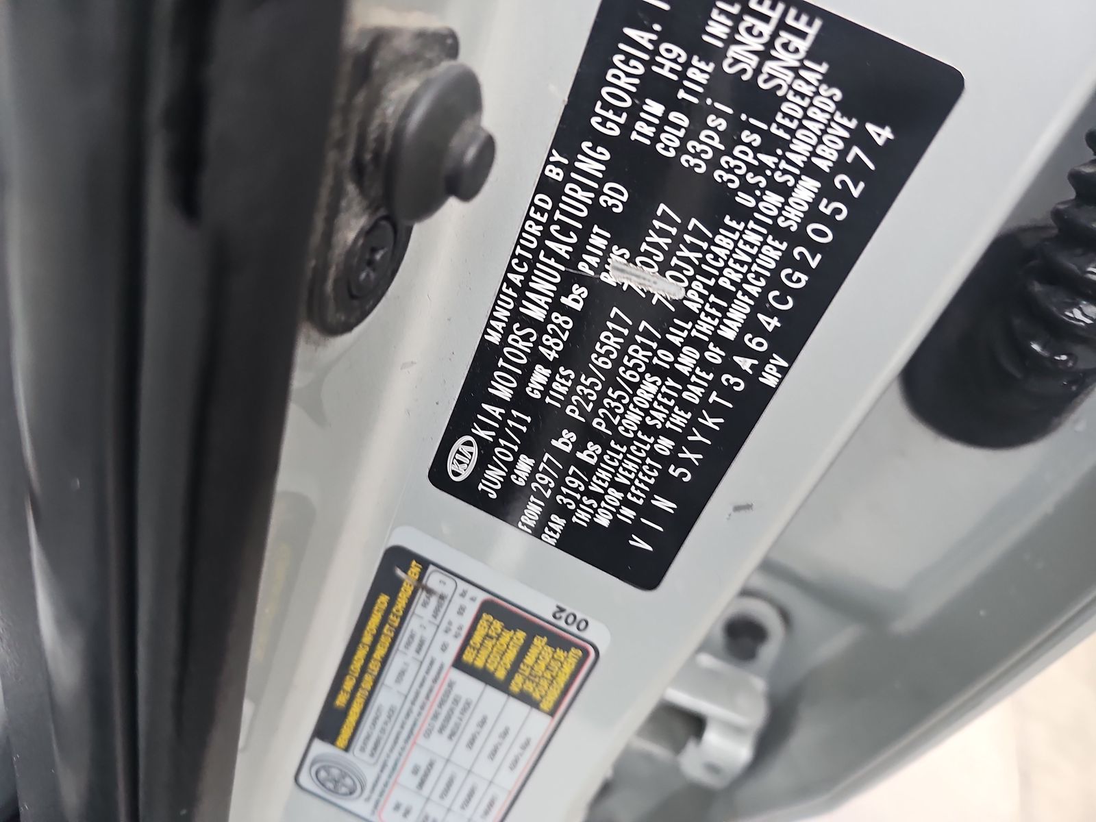 2012 Kia Sorento LX FWD