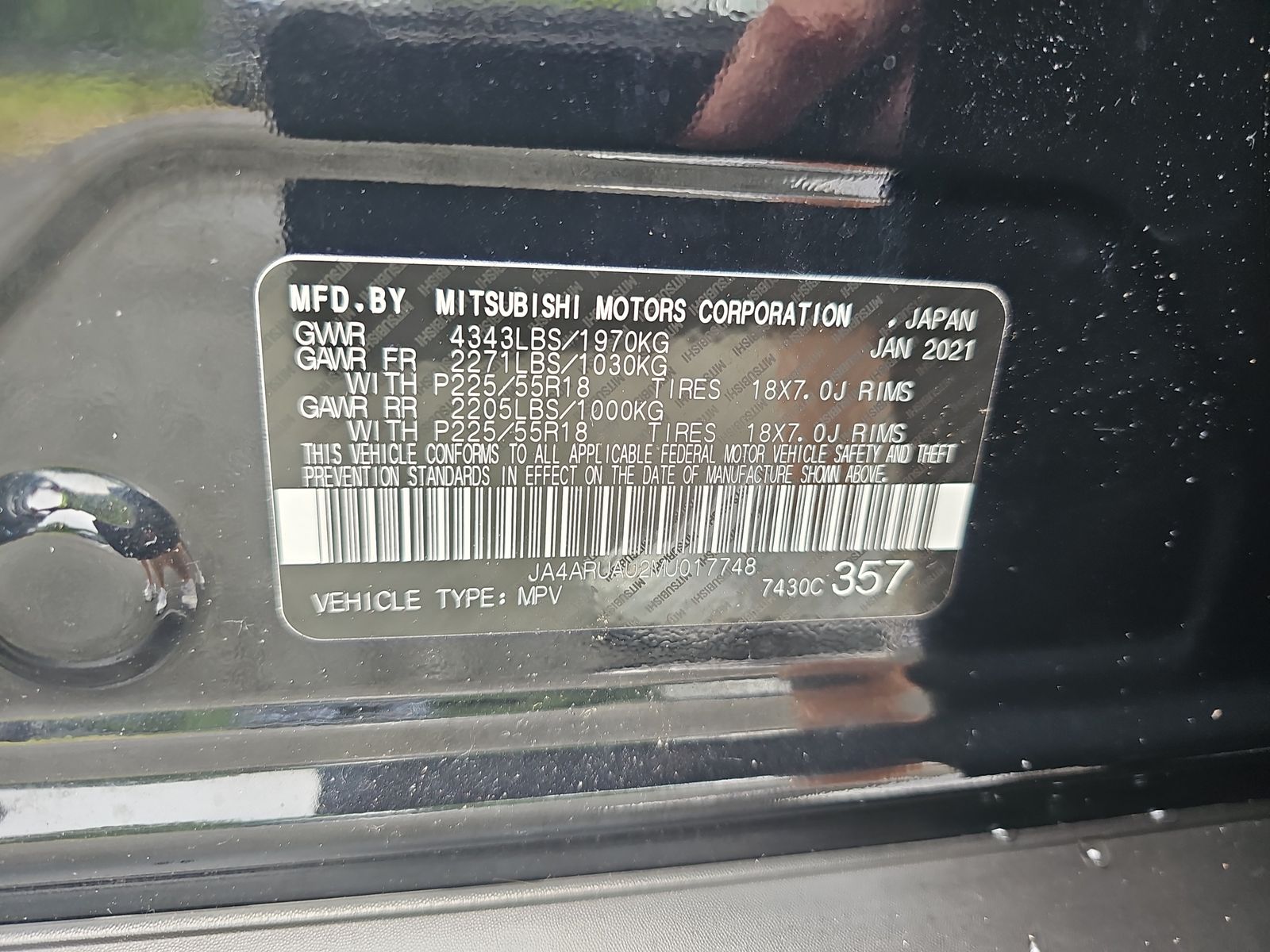 2021 Mitsubishi Outlander Sport 2.0 SE AWD