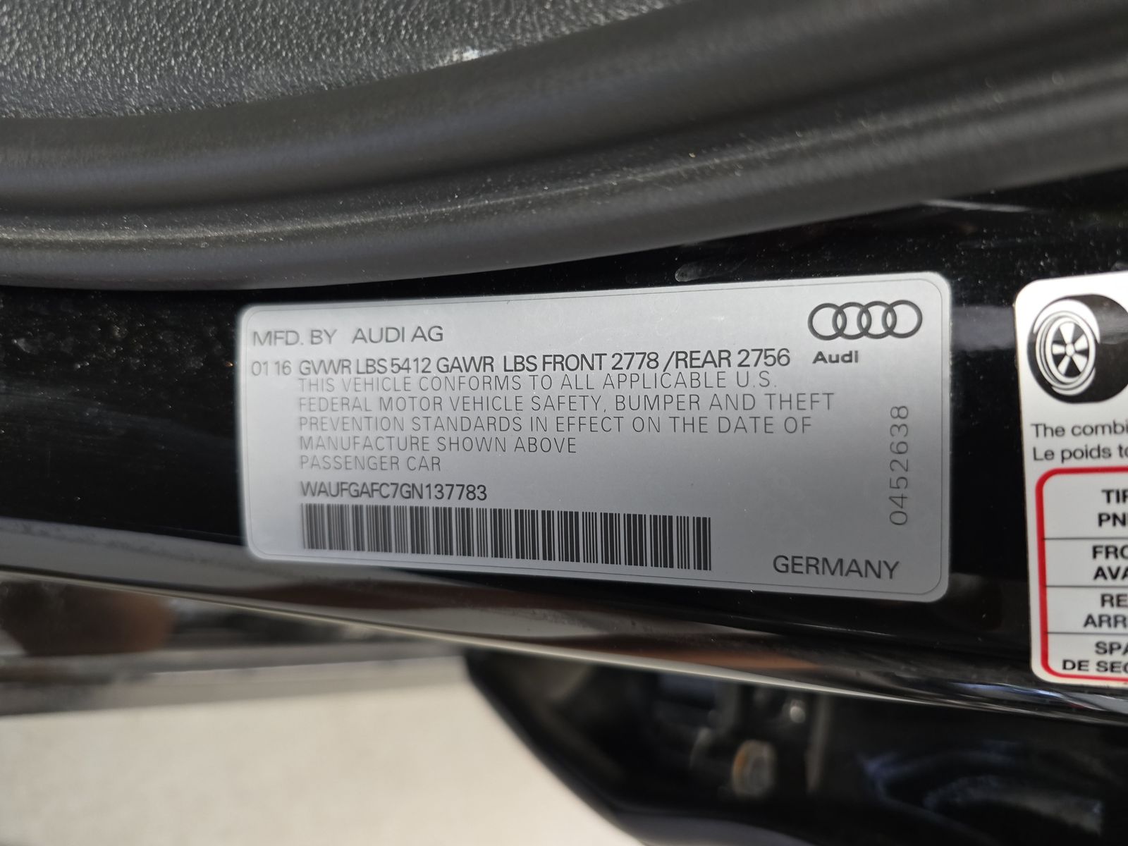 2016 Audi A6 3.0T Premium Plus AWD