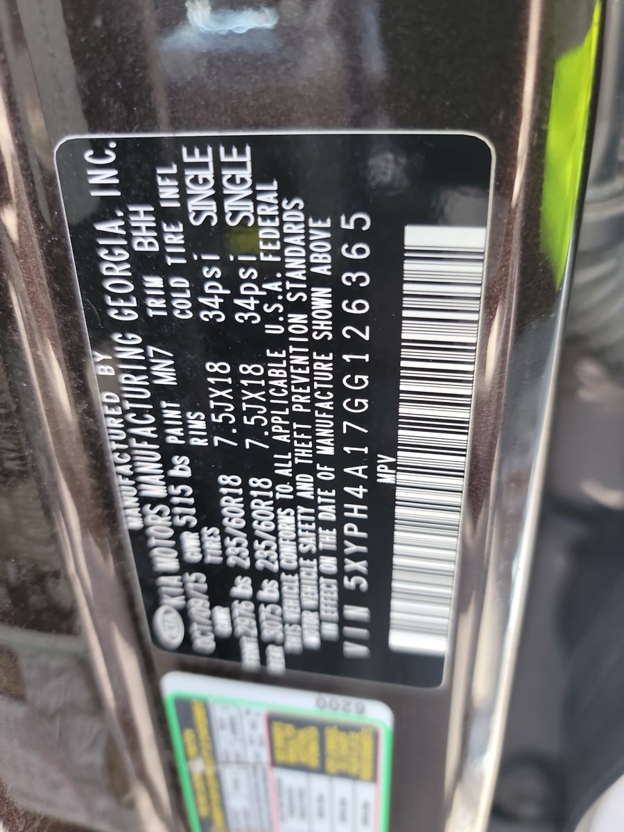 2016 Kia Sorento EX FWD