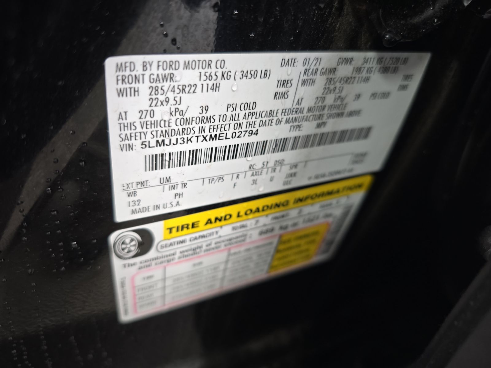 2021 Lincoln Navigator L Reserve RWD