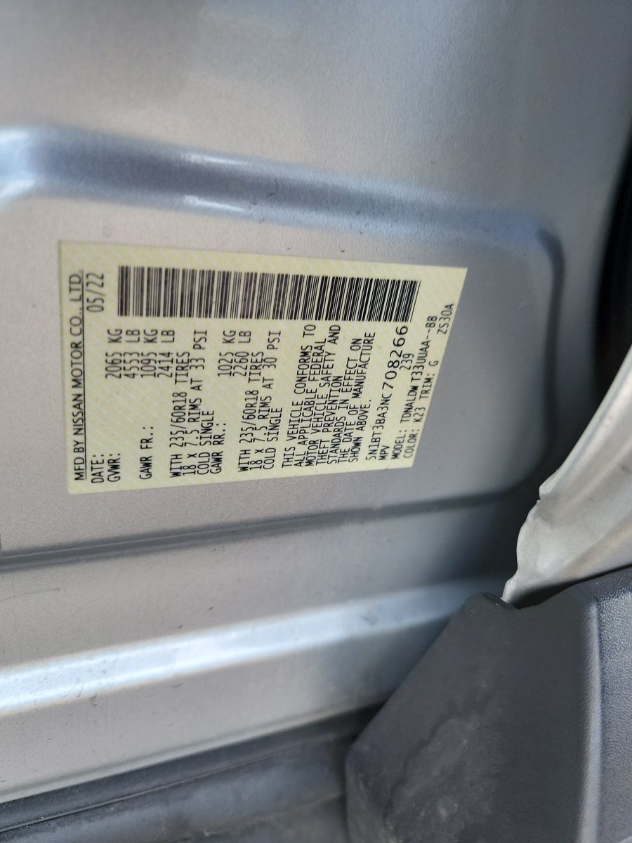 2022 Nissan Rogue SV FWD