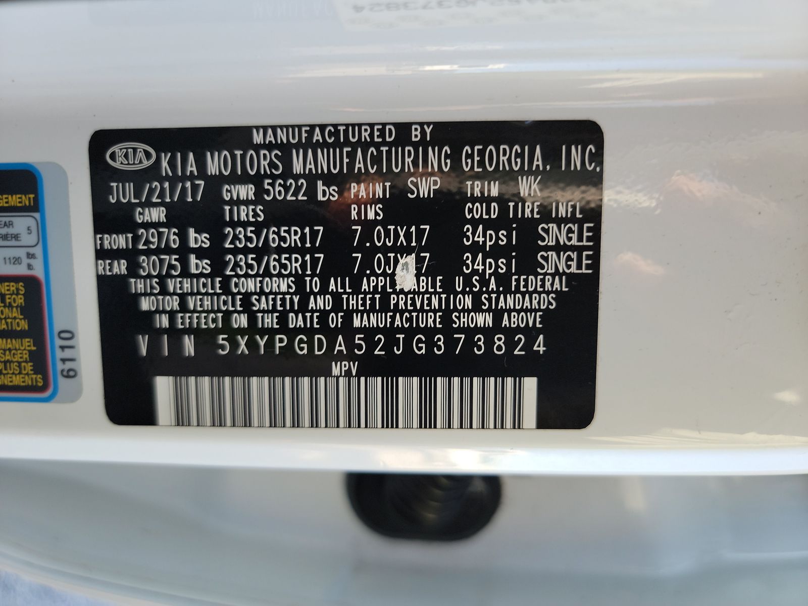 2018 Kia Sorento LX AWD