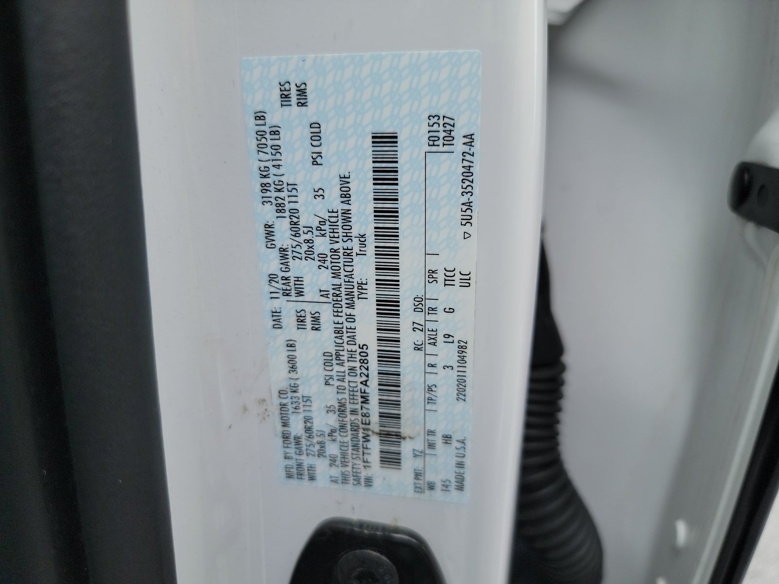 2021 Ford F-150 Lariat AWD
