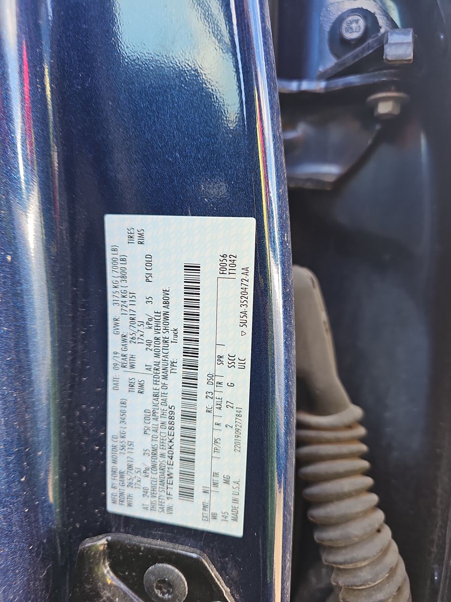 2019 Ford F-150 XLT AWD