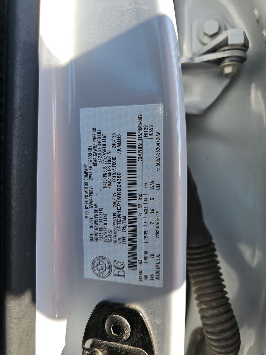 2021 Ford F-150 XLT AWD