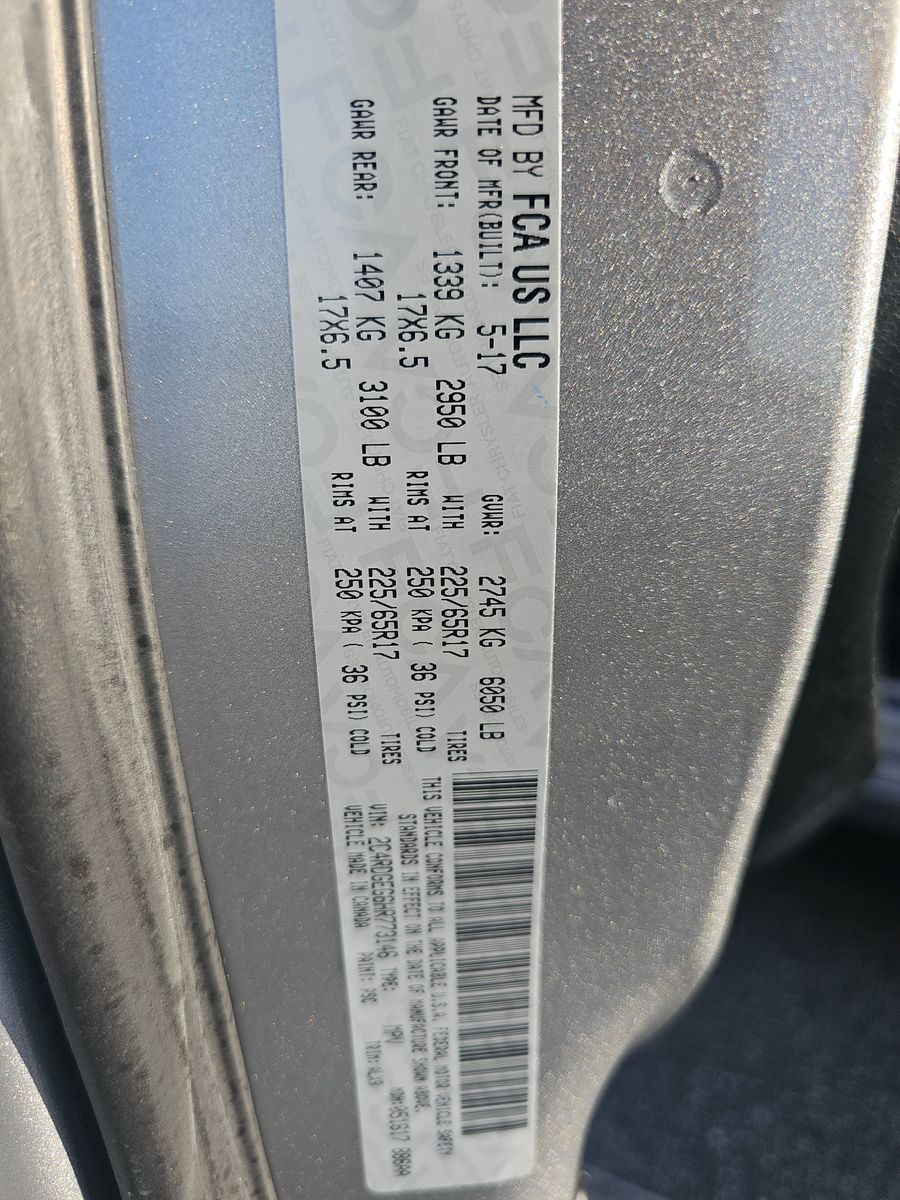 2017 Dodge Grand Caravan GT FWD