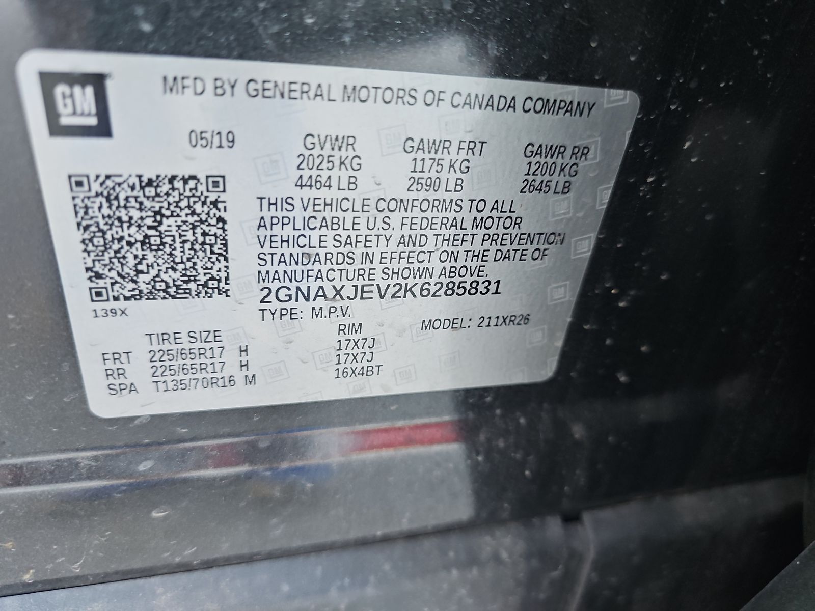 2019 Chevrolet Equinox LT FWD