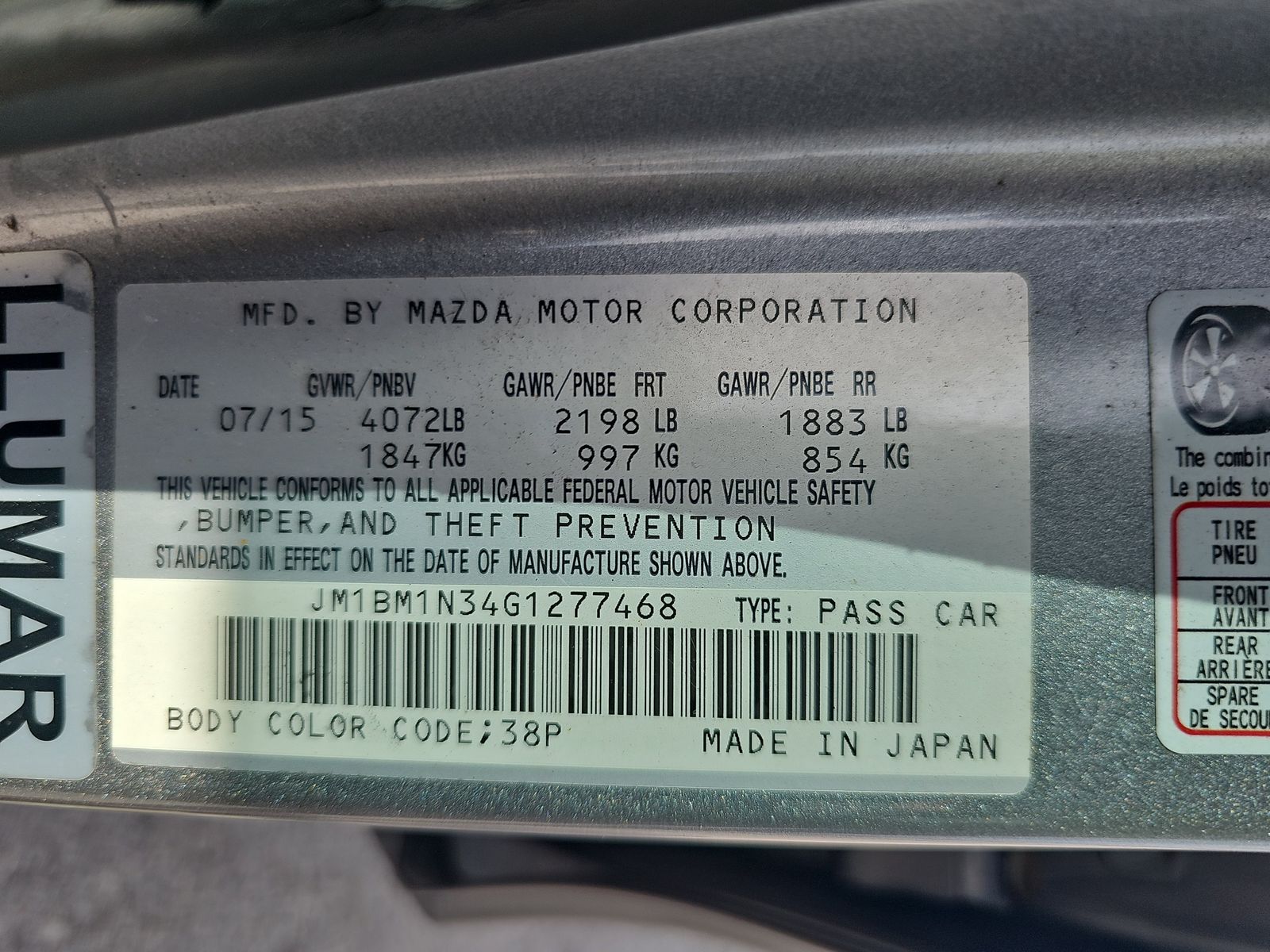 2016 MAZDA MAZDA3 s Grand Touring FWD