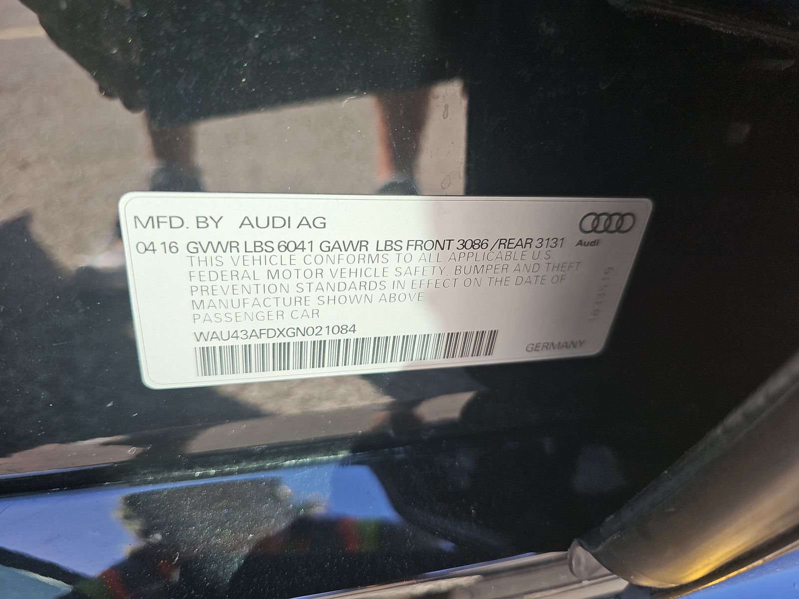 2016 Audi A8 L 4.0T Sport AWD