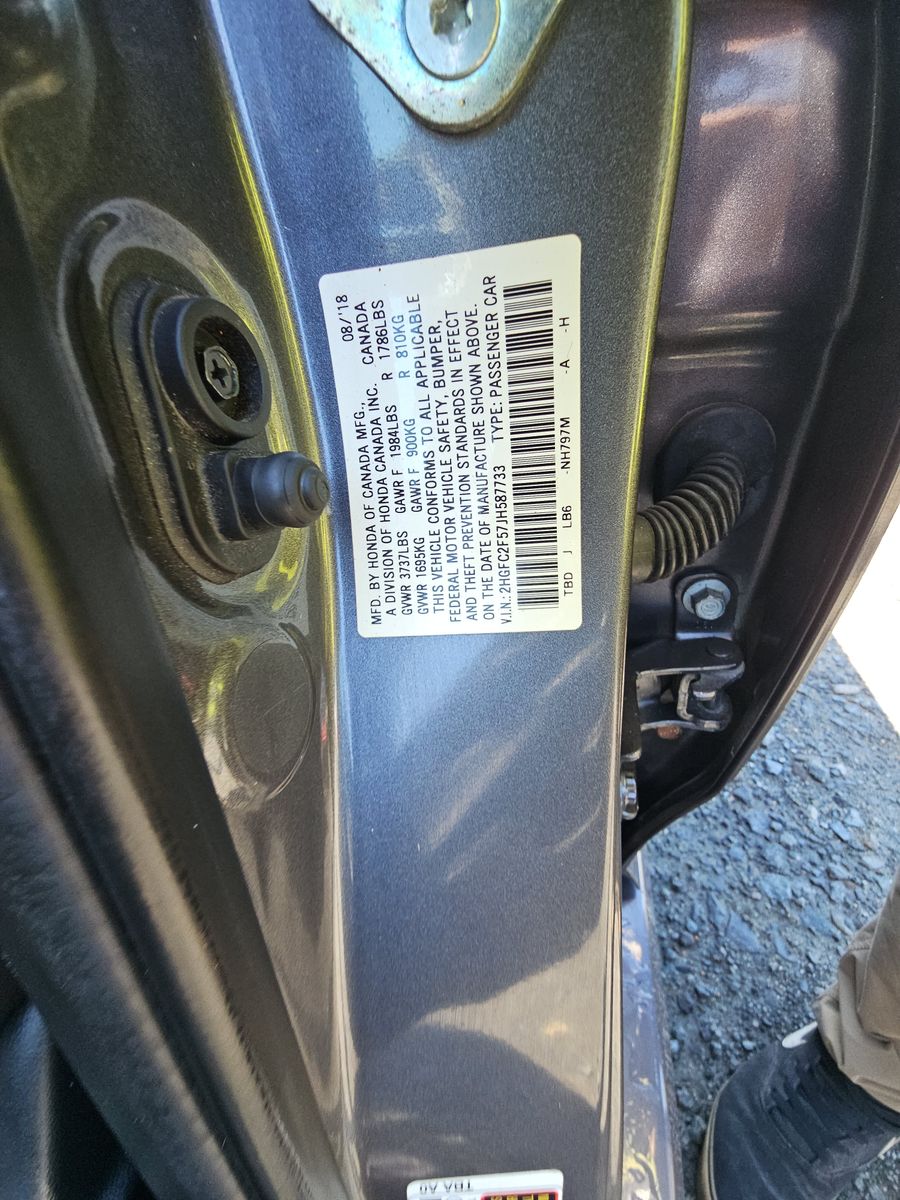 2018 Honda Civic LX FWD