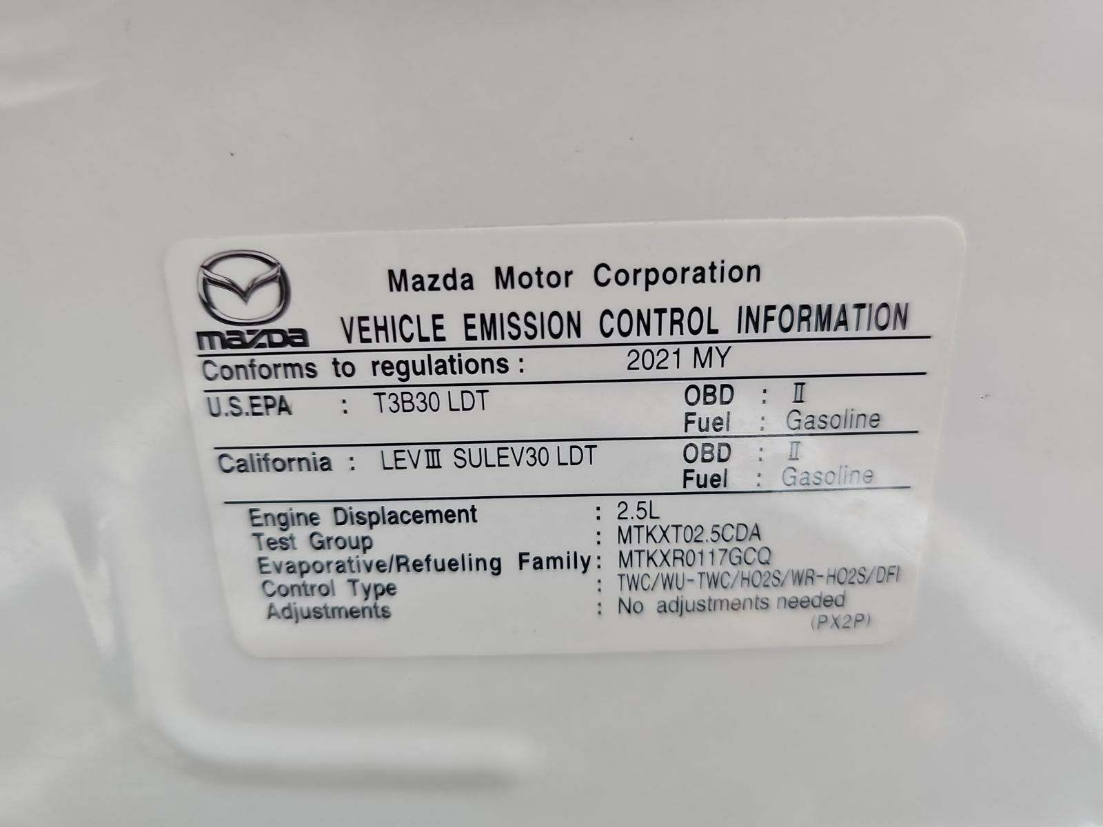 2021 MAZDA CX-5 Touring AWD