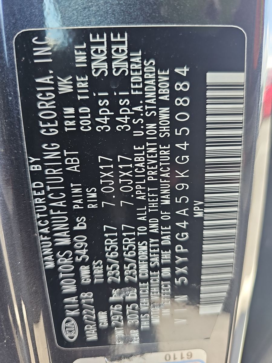 2019 Kia Sorento LX FWD