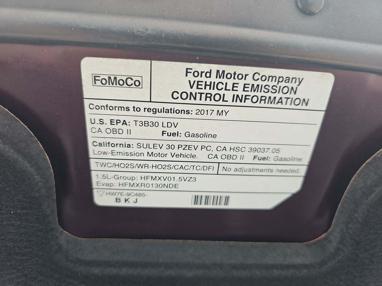 2017 Ford Fusion SE FWD