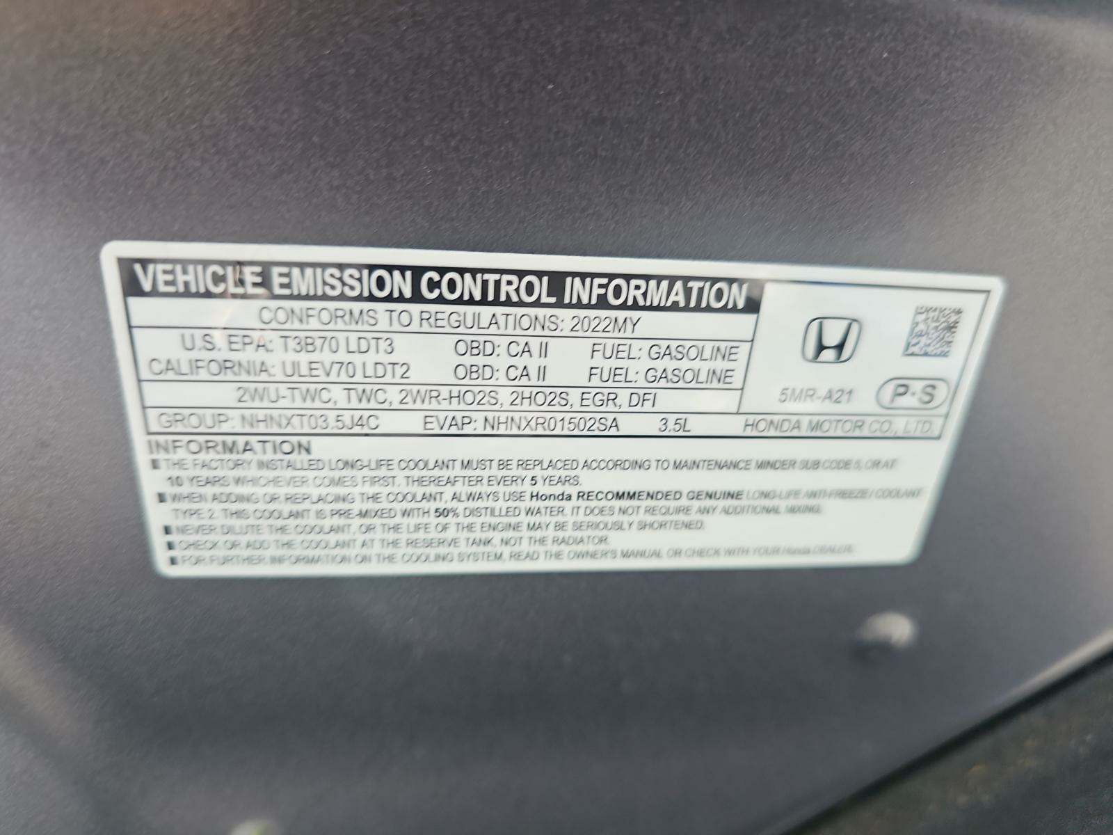 2022 Honda Odyssey Elite FWD