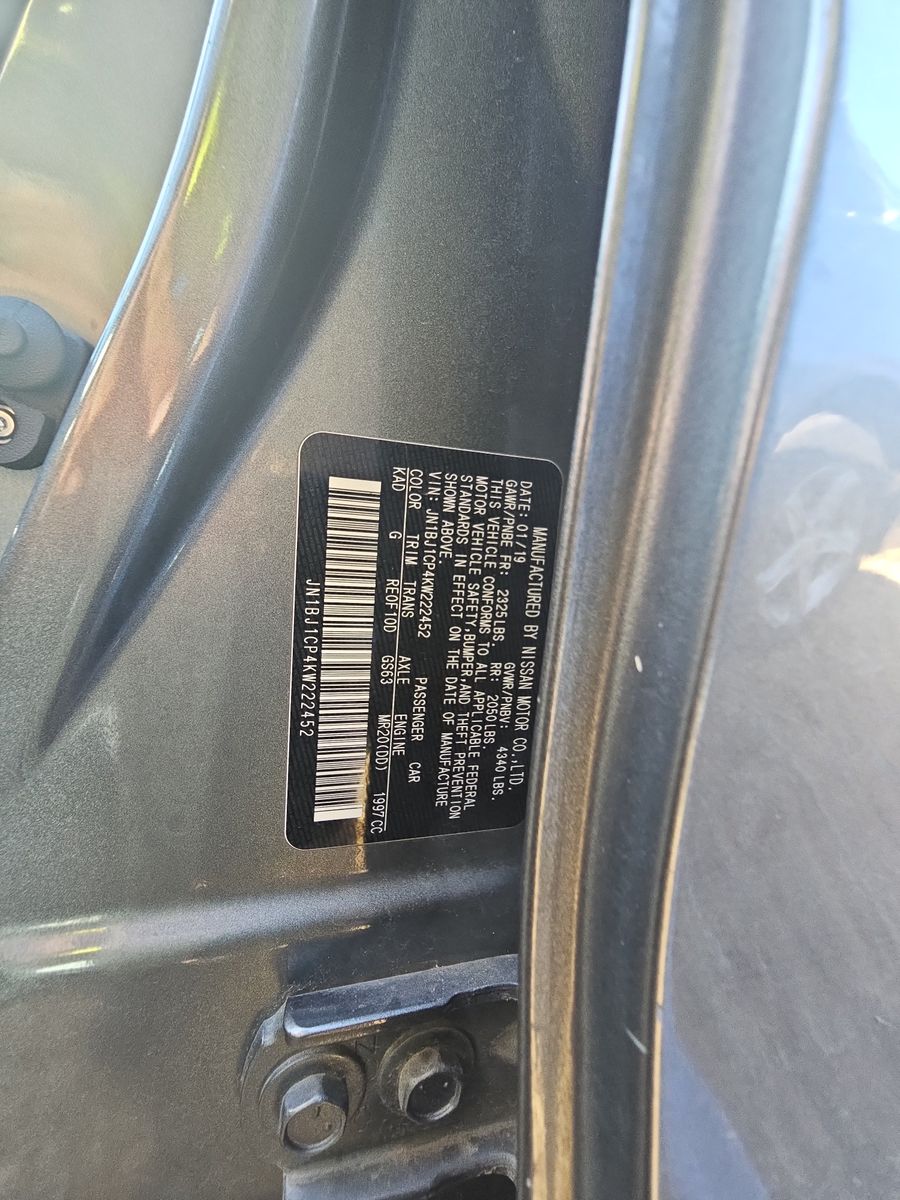 2019 Nissan Rogue Sport S FWD