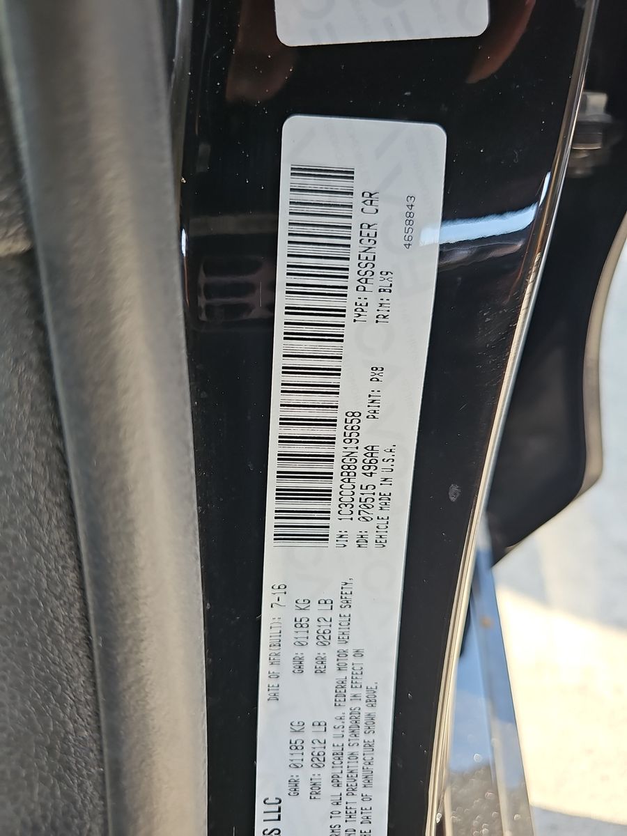 2016 Chrysler 200 Limited Platinum FWD